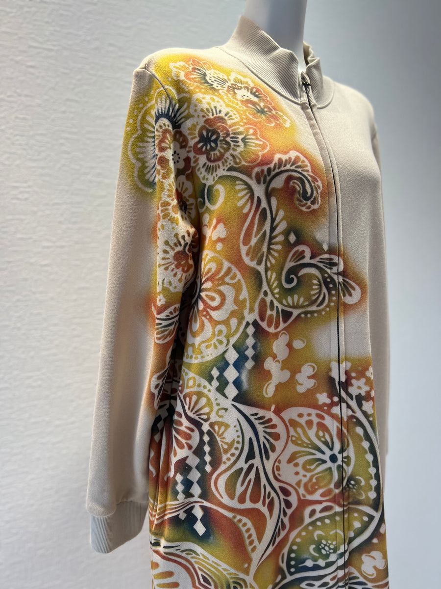 ロング ダブルジップコート