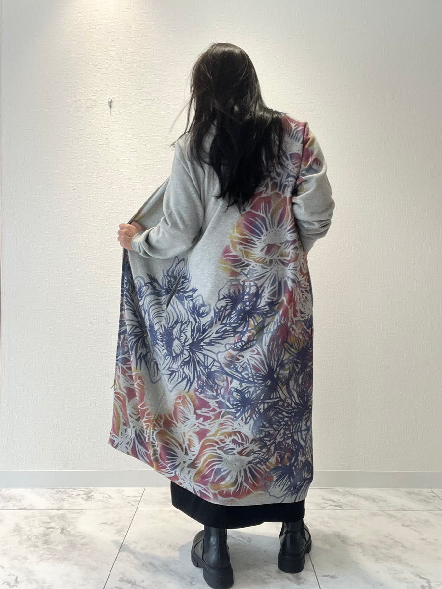 ロング ダブルジップコート