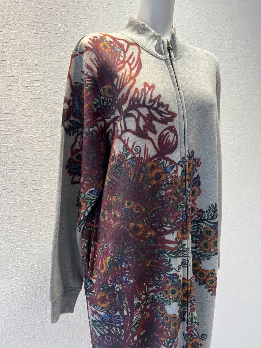 ロング ダブルジップコート