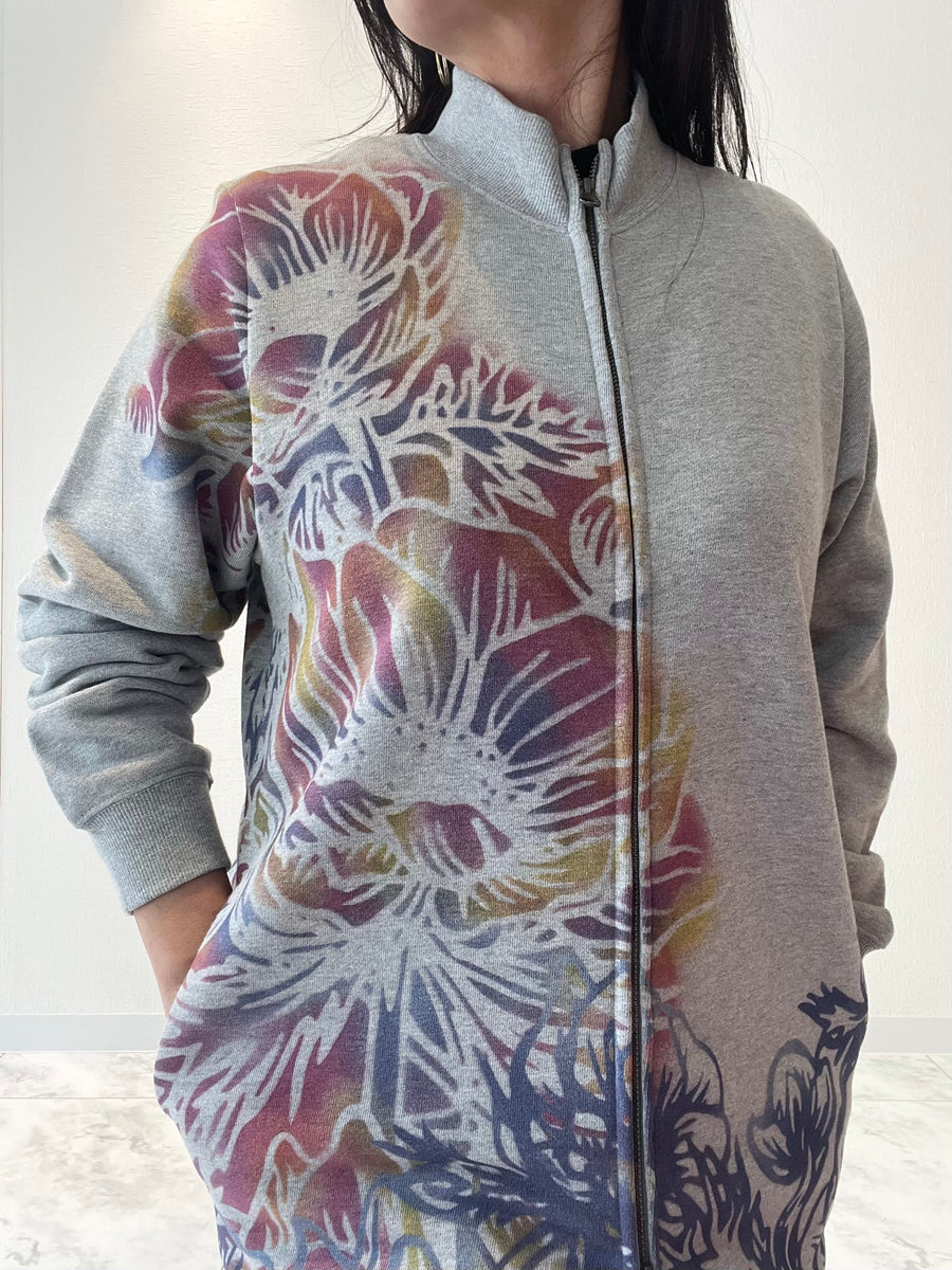 ロング ダブルジップコート