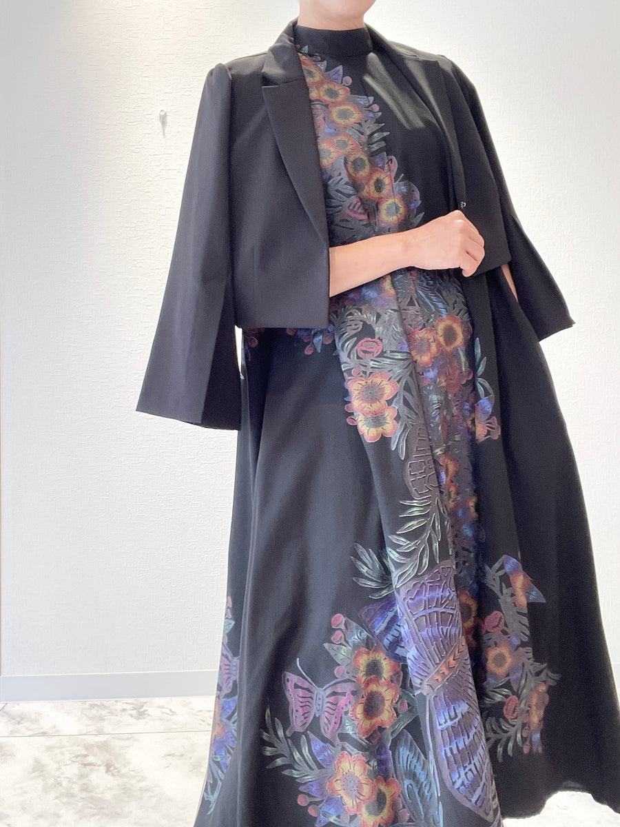 エレガントホルターワンピース