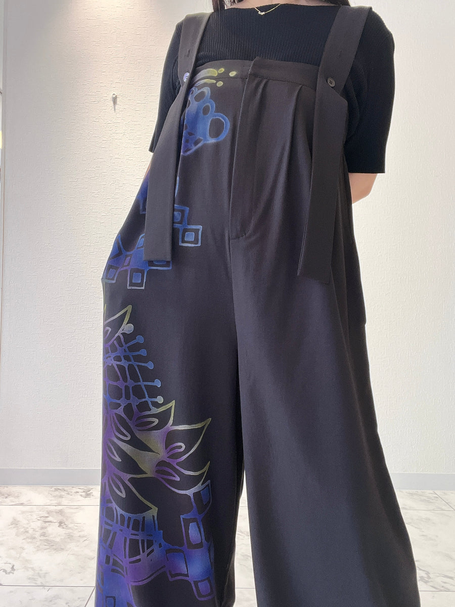 YOKANG 手染め　サロペット ワイドサロペットパンツ – YOKANG