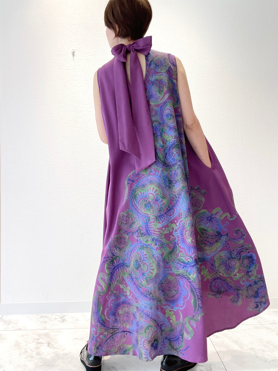 エレガントホルターワンピース